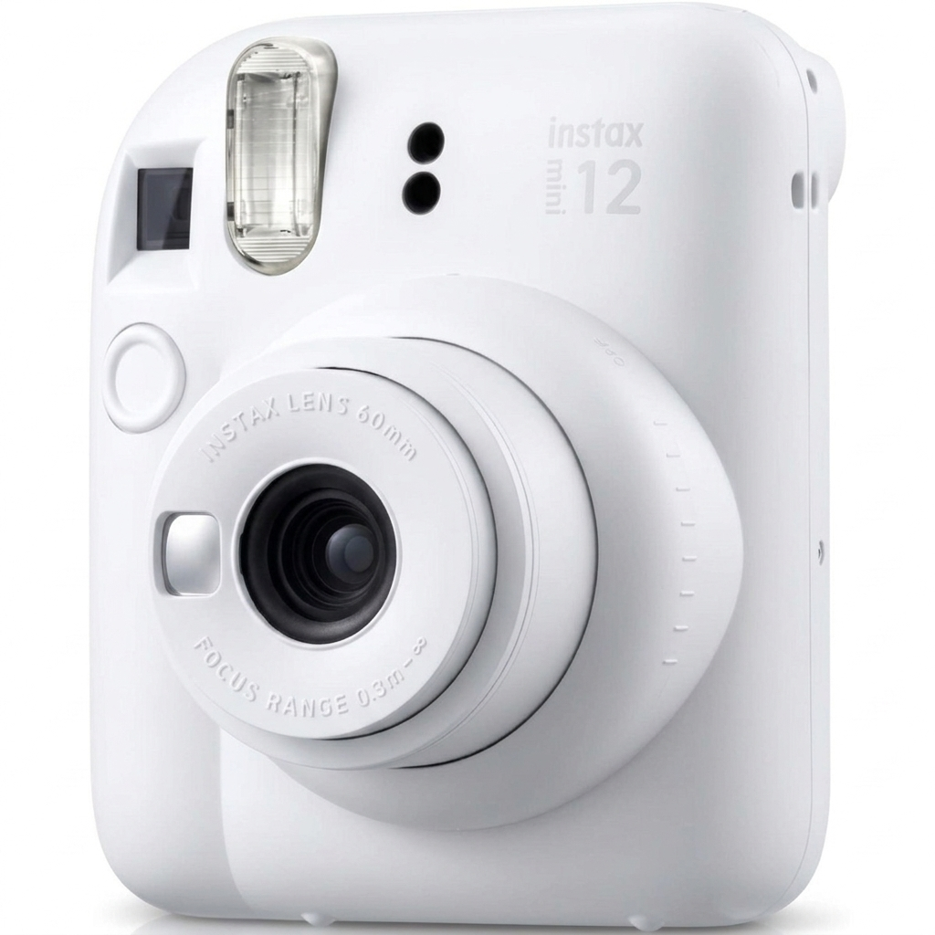 Fabrexx Instant Memory Camera – Instax Mini 12 (Clay White)
